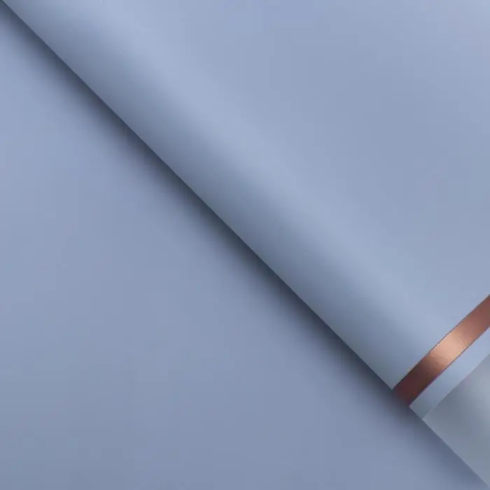 Плёнка для цветов, лиловый, матовый, 57×57 см