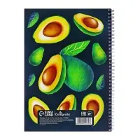 Компл тетр из 2шт A4 на гребне 96л кл Авокадо, мел карт+твин-лак, офсет (9944269)