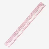 Линейка для квилтинга и пэчворка, 45&times;5 см, s=0.5 мм, прозрачный