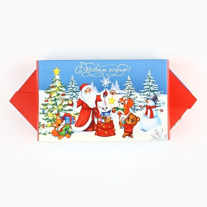 Складная новогодняя коробка-конфета «Чудес и волшебства», 9.3 х 14.6 х 5.3 см Складная новогодняя коробка-конфета «Чудес и волшебства», 9.3 х 14.6 х 5.3 см