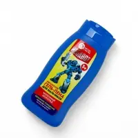 Подарочный набор детский SUPER ROBOT, гель-пена 250 мл и мочалка, Чистое счастье