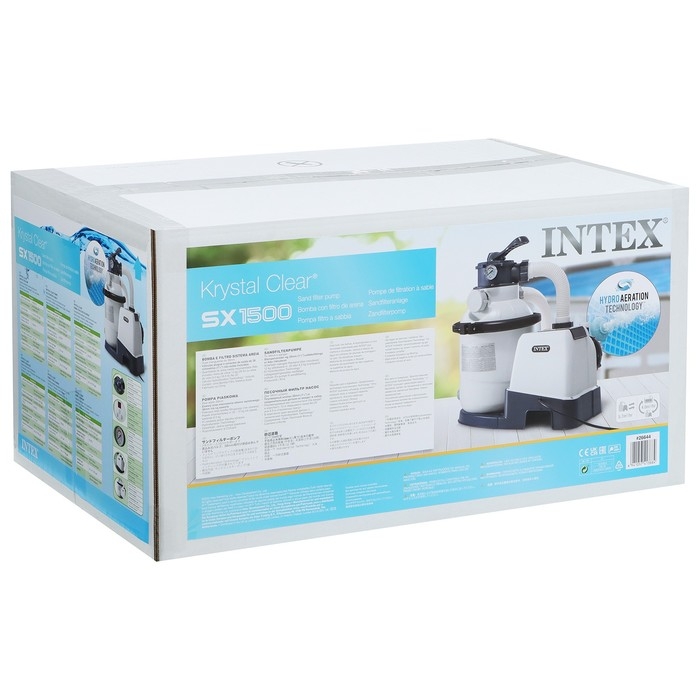 Фильтр-насос для бассейнов песочный, 220-240V, 4000 л/ч, 26644 INTEX Фильтр-насос для бассейнов песочный, 220-240V, 4000 л/ч, 26644 INTEX