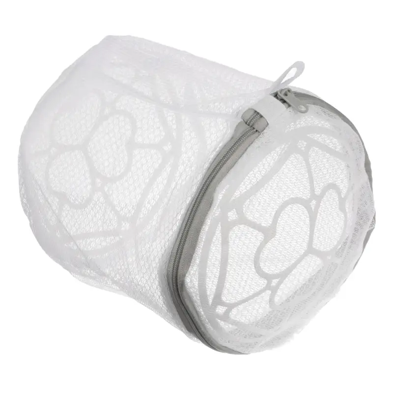 Мешок для стирки белья тм VETTA, цилиндр, на замке, пластик, полиэстер, d15х16h см