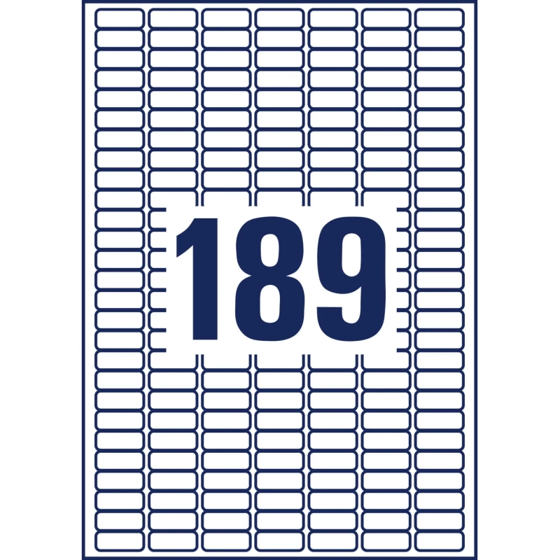 Этикетки самоклеящиеся L4731REV-25Удаляемые,25.4х10мм,IJ+L+K+CL,4725шт/уп