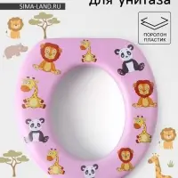 Сиденье для унитаза детское Доляна &laquo;Зверята&raquo;, 27&times;29 см