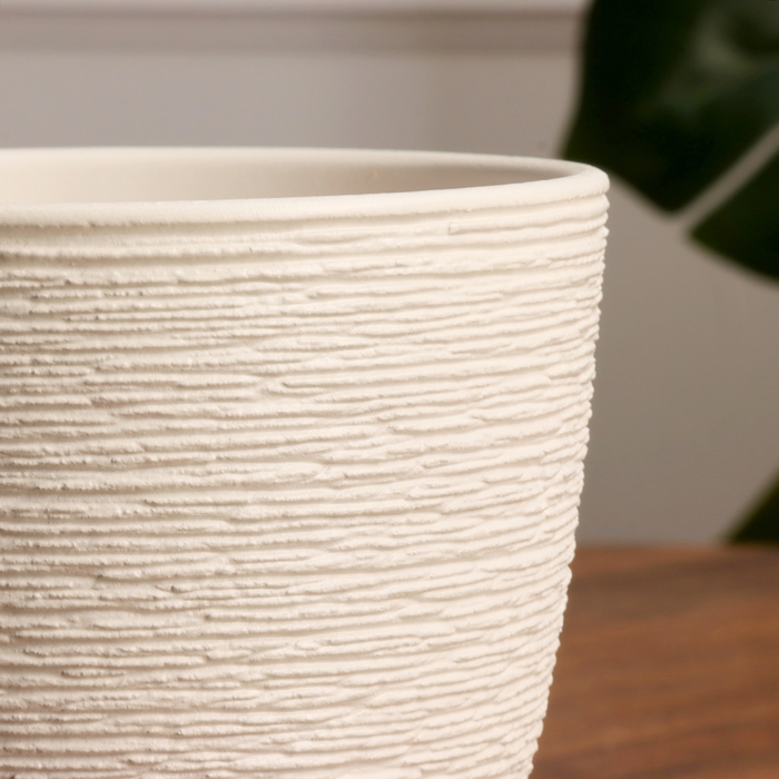 Горшок цветочный Гнездо белый крокус №2, 1,4 л, d - 14,9 см Горшок цветочный Гнездо белый крокус №2, 1,4 л, d - 14,9 см