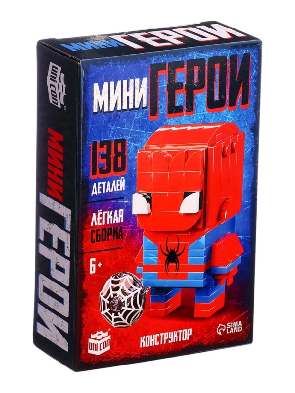 UNICON Конструктор  UNICON Конструктор "Мини Герои", Герой паук
