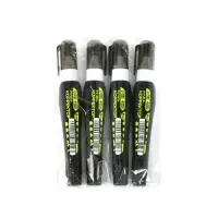 Ручка-корректор 8 мл, металлический наконечник PROвыбор "Черный неон", набор 4 шт