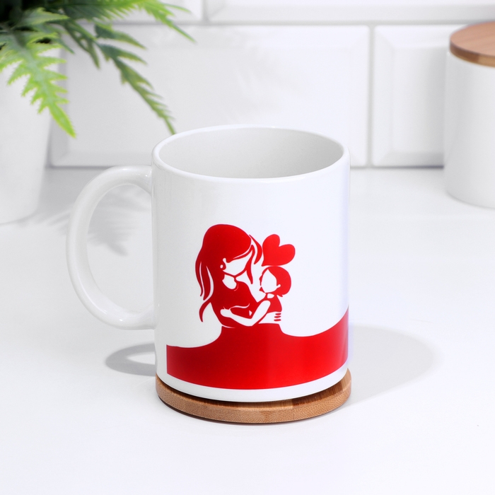 Кружка чайная керамическая "Только лучших мам повышают до бабушек"