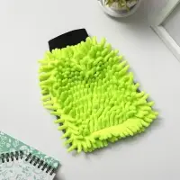 Варежка для деликатной уборки Raccoon, 22&times;15 см, 47 г, микрофибра букли двухсторонняя