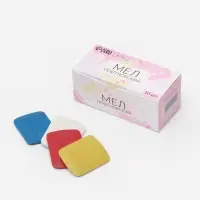 Мел портновский, восковой, 10 шт., разноцветный