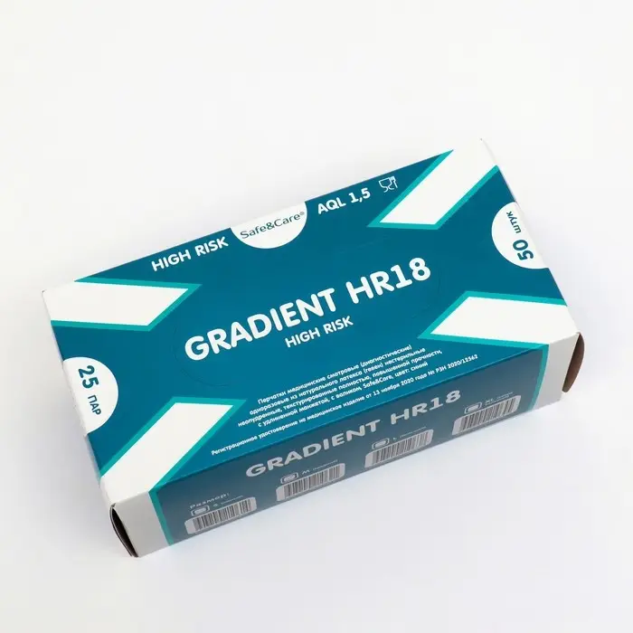 Перчатки медицинские High Risk, латексные, темно-синие 18 гр/шт, р-р M, 25пар (2-крат хлор.) Перчатки медицинские High Risk, латексные, темно-синие 18 гр/шт, р-р M, 25пар (2-крат хлор.)