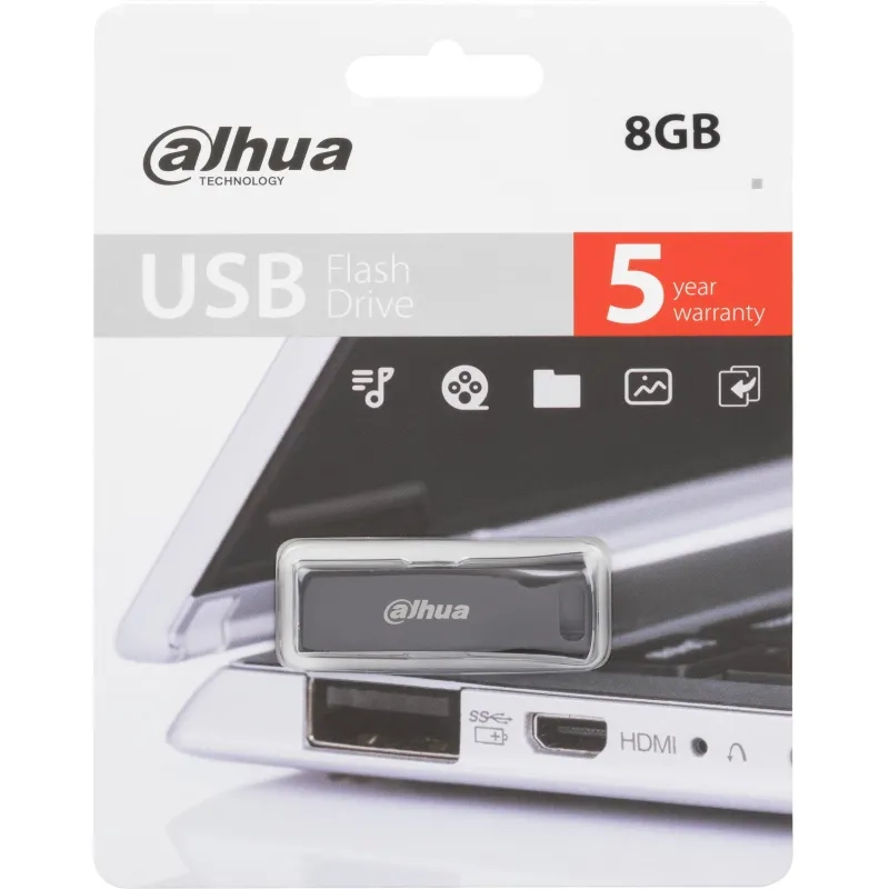 Флеш-память Dahua 8 ГБ, USB2.0 DHI-USB-U156-20-8GB