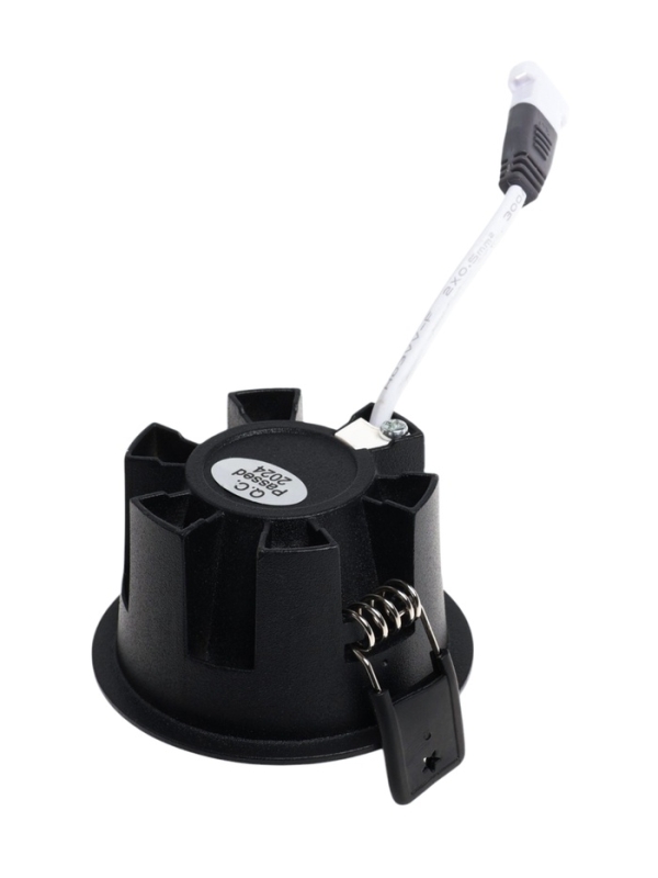 Светильник светодиодный встраиваемый, 6Вт, 4000К, с драйвером, D65, черный