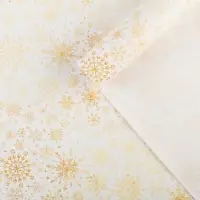 Упаковочная бумага на новый год крафтовая «Белое золото», 70×100 см Упаковочная бумага на новый год крафтовая «Белое золото», 70×100 см