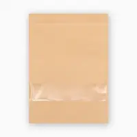 Пакет Zip - lock Крафт с прямоугольным окном 18&times;26 см