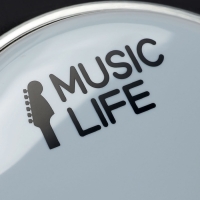 Пластик для барабана Music Life 6 дюймов, белый