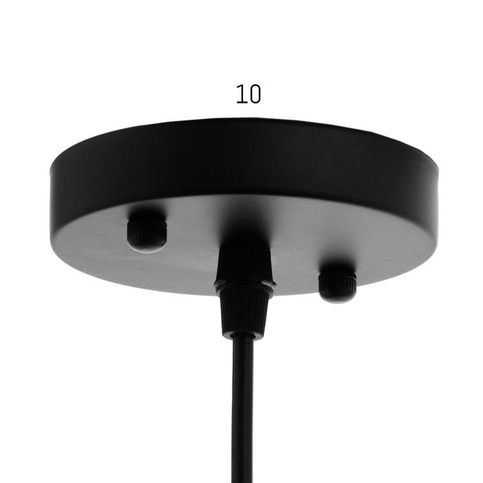 Светильник BayerLux 40392/1 E27 40Вт черный-золото 25х10х30-130 см