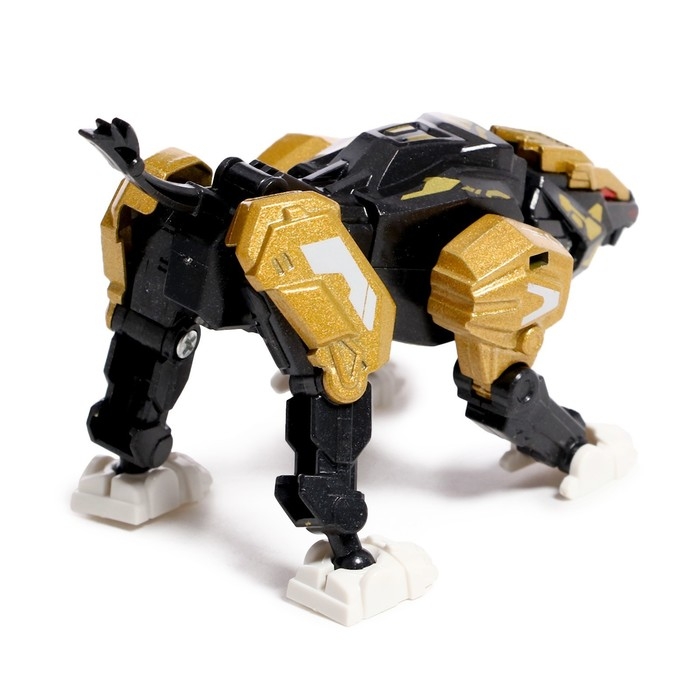 Робот зверобот «Лев», с элементами из металла, трансформируется