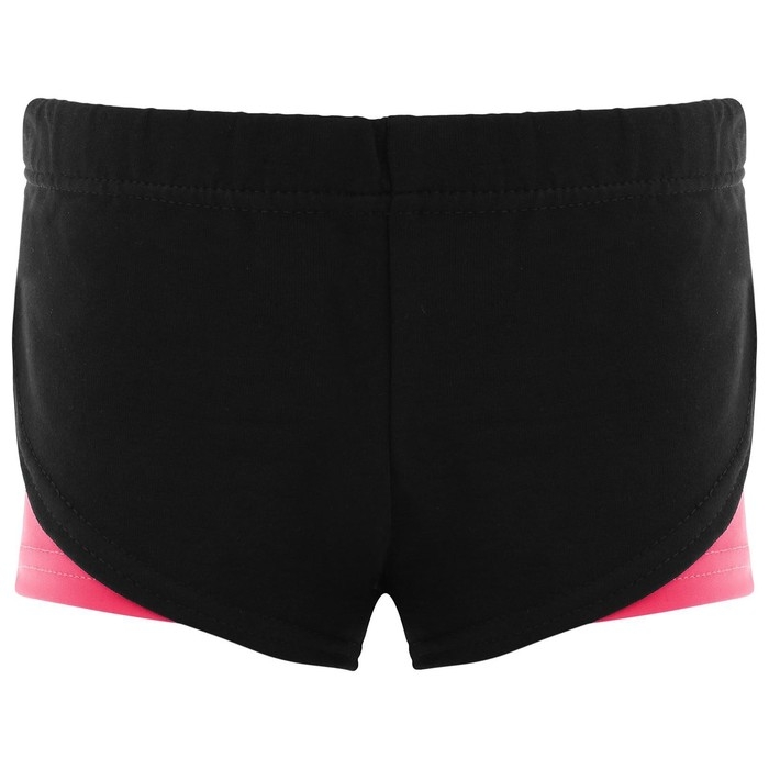 Шорты для гимнастики и танцев Grace Dance, р. 34, цвет чёрный/коралл Шорты для гимнастики и танцев Grace Dance, р. 34, цвет чёрный/коралл