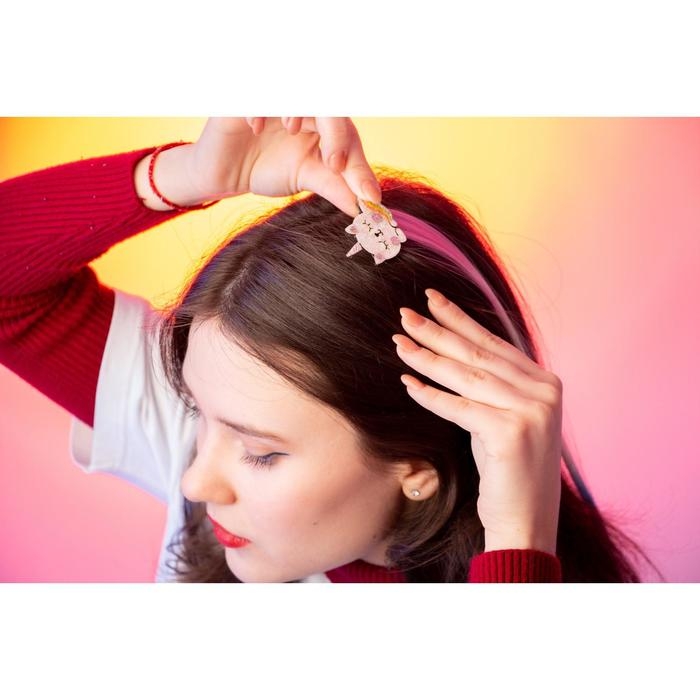 Заколки для волос , цветная прядь «Ты чудо!» Заколки для волос , цветная прядь «Ты чудо!»