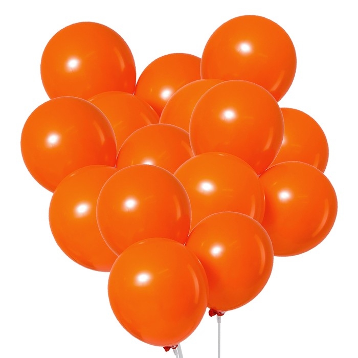 Шар латексный 12 Шар латексный 12", пастель, набор 50 шт., цвет оранжевый