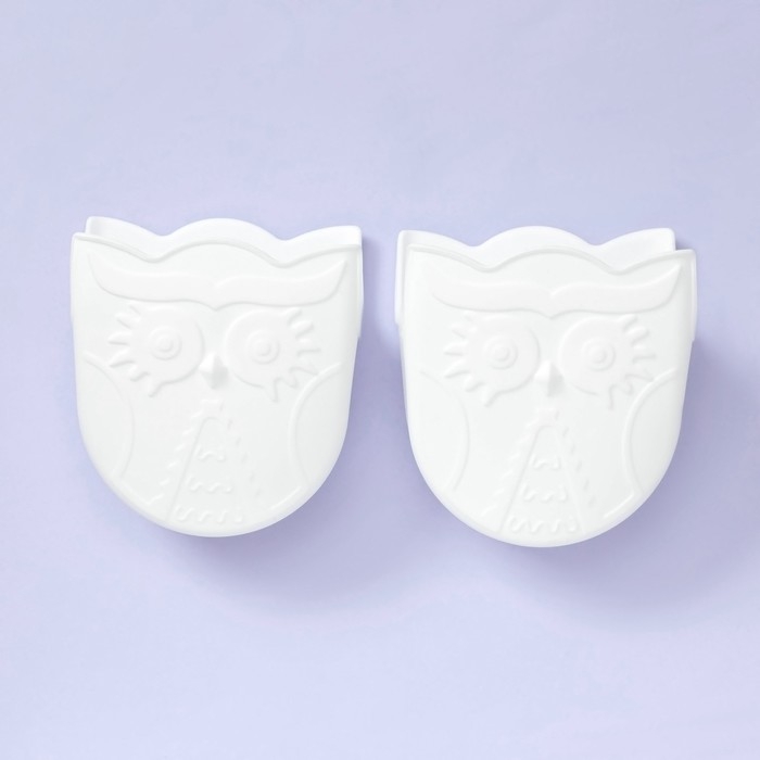 Набор прихваток для горячего  Набор прихваток для горячего "Совушка", 2 шт, 10х11х7см, цвет белый
