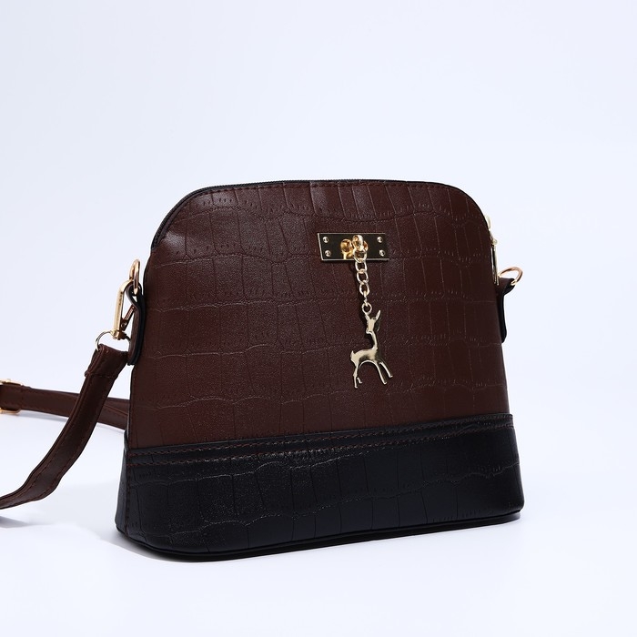 Сумка кросс-боди на молнии, цвет коричневый Сумка кросс-боди на молнии, цвет коричневый