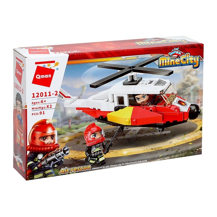 Конструктор Огнеборцы «Пожарная машина», 4 вида, МИКС Конструктор Огнеборцы «Пожарная машина», 4 вида, МИКС