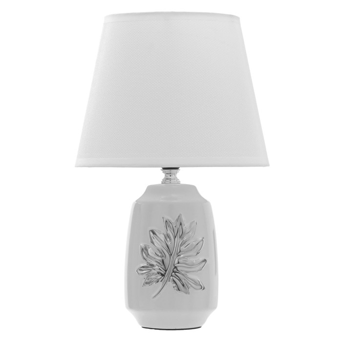 Настольная лампа Настольная лампа "Монстера" E14 40Вт белый 20х20х30 см RISALUX