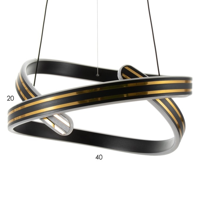 Люстра BayerLux 2682/1 LED 100Вт 3000-6000К черный 43х43х22 см Люстра BayerLux 2682/1 LED 100Вт 3000-6000К черный 43х43х22 см