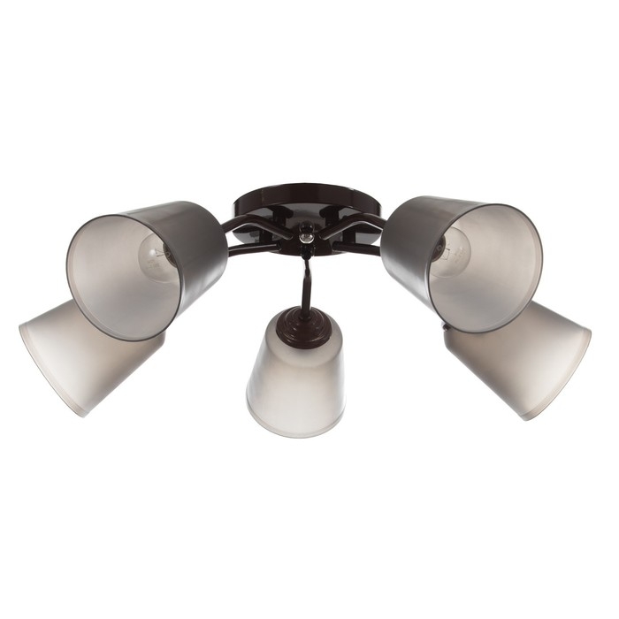 Люстра  Люстра "Онлайн" (цилиндр) 5х15Вт Е27 МОДЕЛЬ: BR 00222 венге/черный