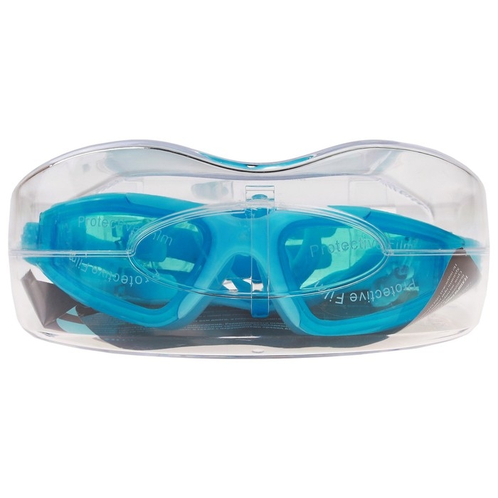 Очки для плавания ONLITOP, беруши, цвета МИКС