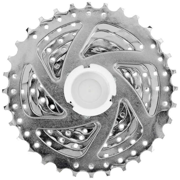 Кассета CS-05 SUPERWIN 9 скоростей, 11-32 зубьев, хромированная Кассета CS-05 SUPERWIN 9 скоростей, 11-32 зубьев, хромированная