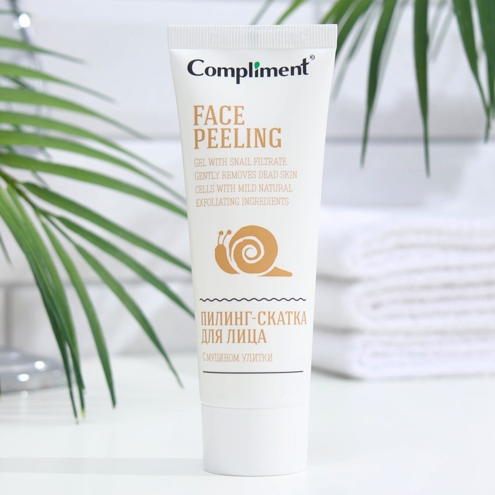 Пилинг-скатка для лица Compliment, с муцином улитки, 80 мл Пилинг-скатка для лица Compliment, с муцином улитки, 80 мл