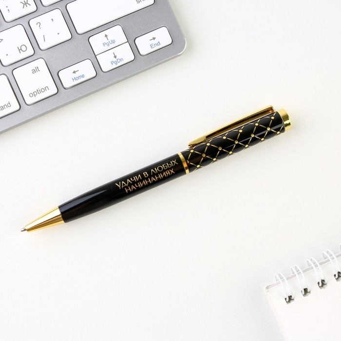 Ручка в футляре «Золотой БОСС», металл, 1.0 мм, синяя паста Ручка в футляре «Золотой БОСС», металл, 1.0 мм, синяя паста