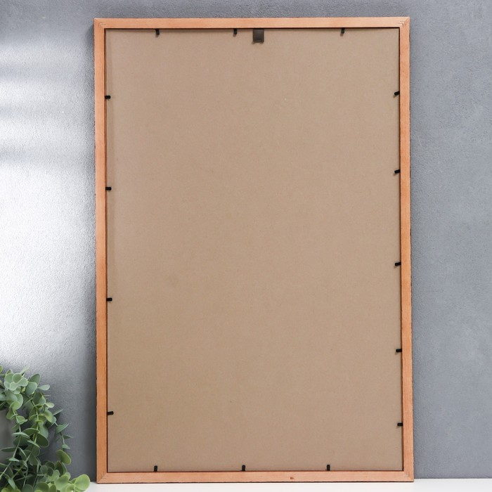 Фоторамка сосна с20 махагон 40х60 см (пластиковый экран)