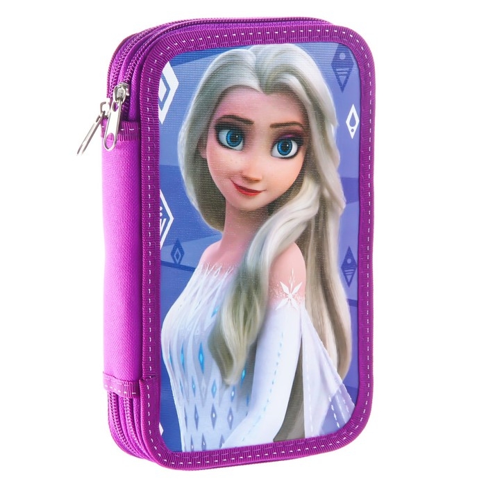 Пенал 2 секции,125х205х40 мм, ламинированный картон, Холодное сердце Пенал 2 секции,125х205х40 мм, ламинированный картон, Холодное сердце