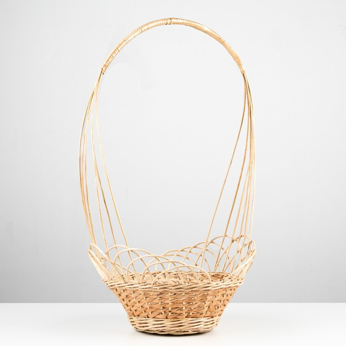 Корзина с веерообразной ручкой, D=27, 51см Корзина с веерообразной ручкой, D=27, 51см