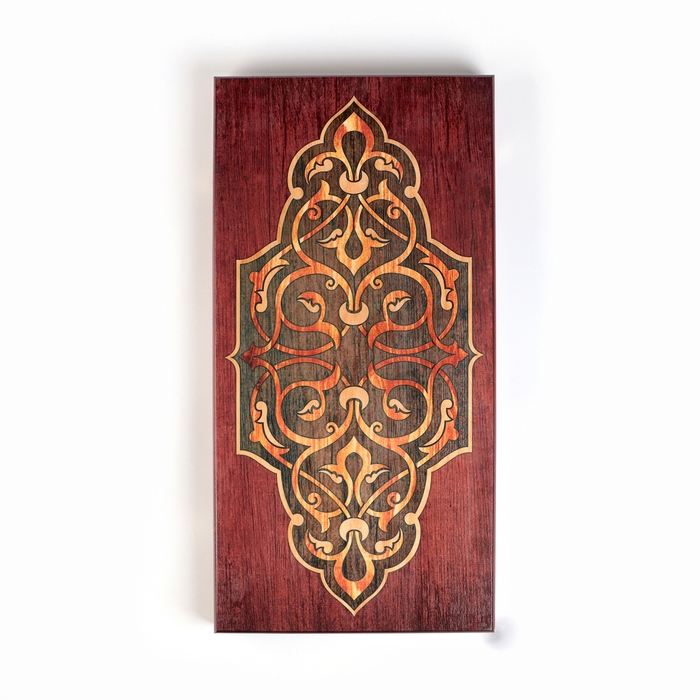 Нарды деревянные большие, с шашками Нарды деревянные большие, с шашками "Маркетри-21", настольная игра, 60 х 60 см