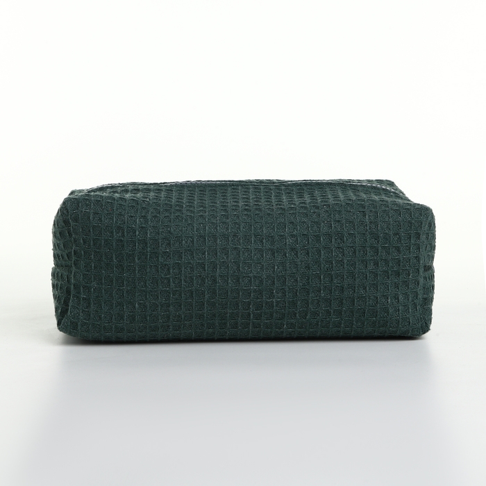 Косметичка на молнии TEXTURA, цвет зелёный Косметичка на молнии TEXTURA, цвет зелёный