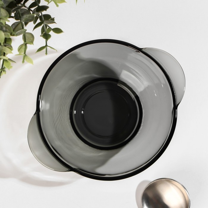 Бульонница с ушками Basiliko. Lava Grey, 510 мл, цвет серый Бульонница с ушками Basiliko. Lava Grey, 510 мл, цвет серый