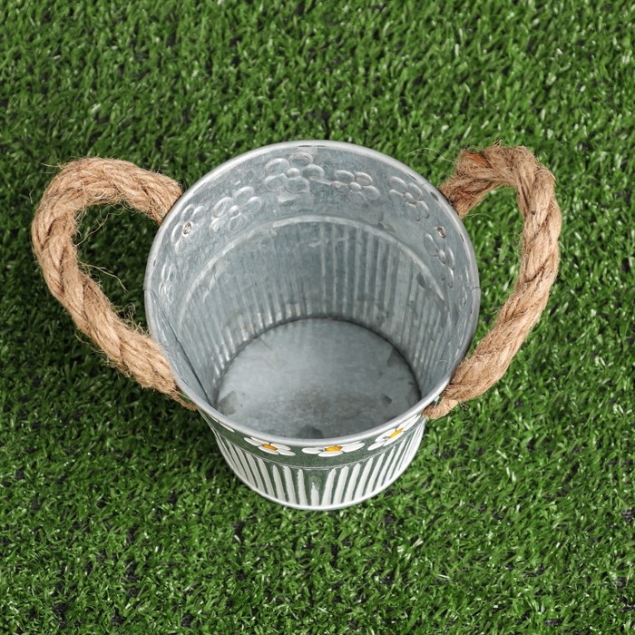 Кашпо  Кашпо "Ведерко Фрейя" 11,5х11,5х10,5см