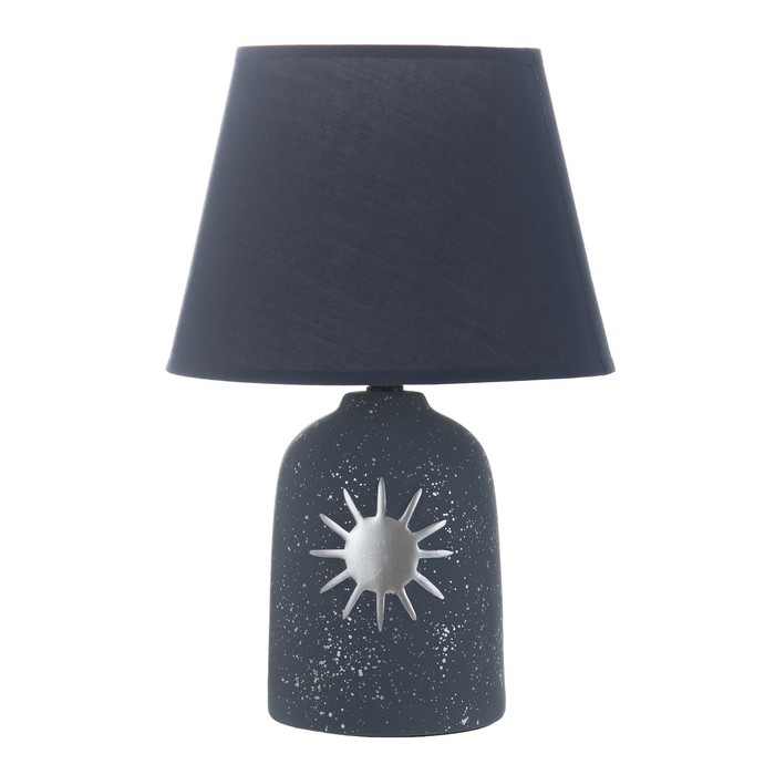 Настольная лампа Настольная лампа "Мирель" Е14 40Вт синий 22,5х22,5х34 см RISALUX