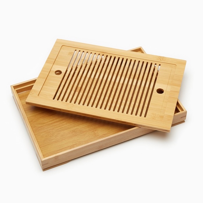 Поднос для чайной церемонии, 36 х 25 х 4 см Поднос для чайной церемонии, 36 х 25 х 4 см