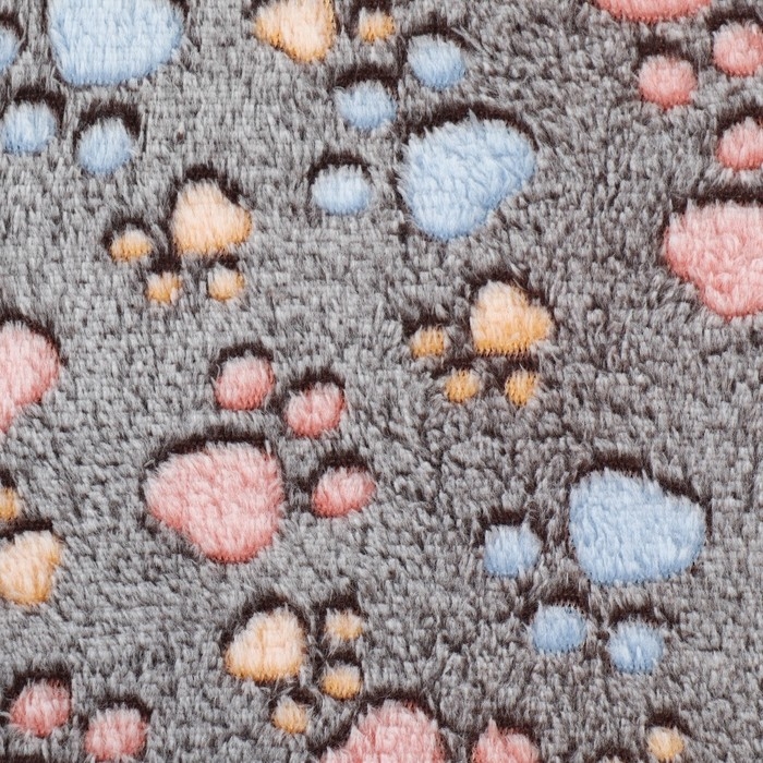 Плед для животных  Плед для животных "С любовью", 104 х 72 см, серый