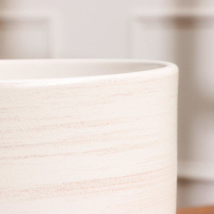 Горшок цветочный Галактика белая 0.8 л Горшок цветочный Галактика белая 0.8 л