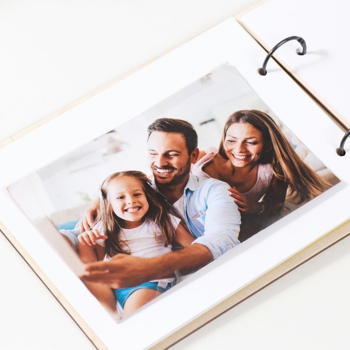 Фотоальбом Фотоальбом "Наша история" 19Х15 см, толщ. с бумагой 10 мм, 20 листов