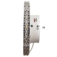 Бра "Круги" LED 28Вт 3000-4000К белый 20х20х5 см