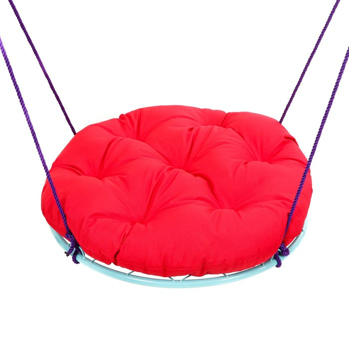 Качели Качели "Гнездо" с подушкой d 90 см, макс нагрузка 80 кг, красная подушка